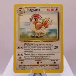Pokemon TCG - Pidgeotto 22/102 Base Set Rare WOTC 1999 - PL - Image 2