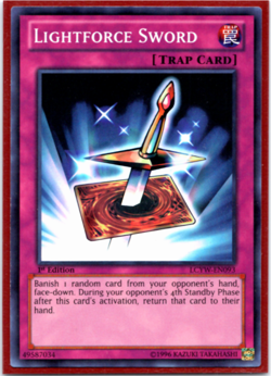 Lightforce Sword - LCYW-EN093 - Super Rare - 1st Edition - Yugioh - Image 1