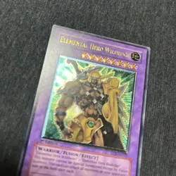 E-Hero Wildedge EEN-AE035 Ultimate Rare 1st Edition YuGiOh Card Asian English - Image 4