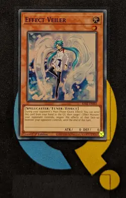 RA01-EN003 Effect Veiler Super Rare 1st Edition YuGiOh Card - Image 1