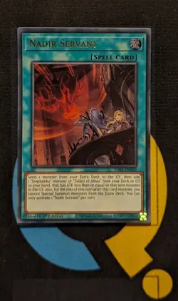 RA01-EN062 Nadir Servant Ultra Rare 1st Edition YuGiOh Card - Image 1