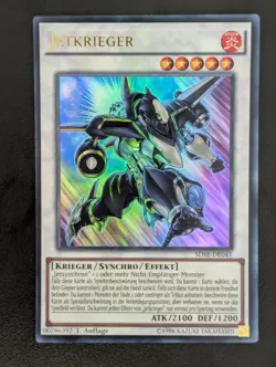 Jetkrieger SDSE-DE041 Ultra Rare Deutsch EX YUGIOH - Image 1