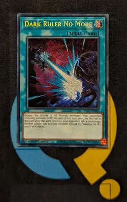 RA01-EN060 Dark Ruler No More Secret Rare 1st Edition YuGiOh Card - Image 1