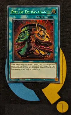 RA01-EN059 Pot of Extravagance Secret Rare 1st Edition YuGiOh Card - Image 1