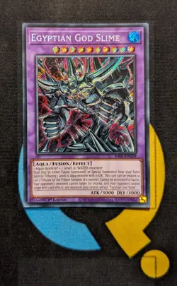RA01-EN029 Egyptian God Slime Secret Rare 1st Edition YuGiOh Card - Image 1
