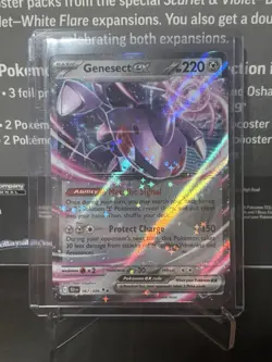Genesect ex Pokemon TCG Black Bolt Holo Double Rare Pokemon Card 067/086 NM - Image 1