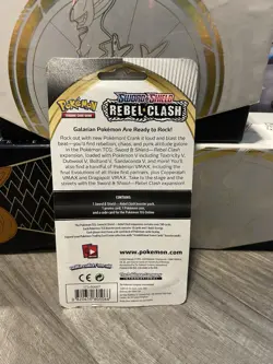 Pokemon Sword & Shield - Rebel Clash Blister Holo Promo Card And Coin (Mantine) - Image 2