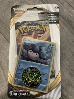 Pokemon Sword & Shield - Rebel Clash Blister Holo Promo Card And Coin (Mantine) - Image 4