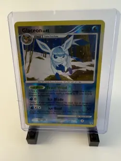 Pokemon TCG Reverse Holo Glaceon Rising Rivals 41/111 Uncommon Card LP - Image 1