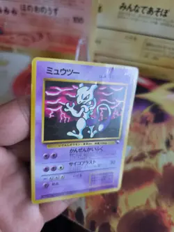 Pokemon Karte Card Mewtwo Mewtu Vending Expansion Sheet Glossy Wotc japanese LP+ - Image 4