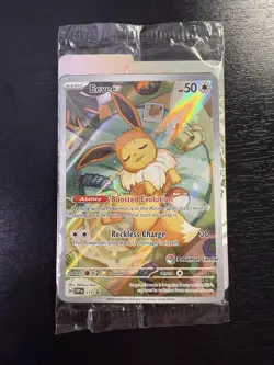 Sealed Eevee Promo SVP 173 Pokemon Center Stamped Card Prismatic Evolutions ETB! - Image 1