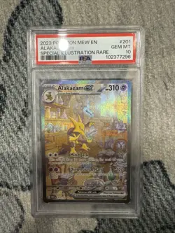 PSA 10 Alakazam ex Special Illustration Rare 201/165 Gem Mint Pokemon Card 151 - Image 1
