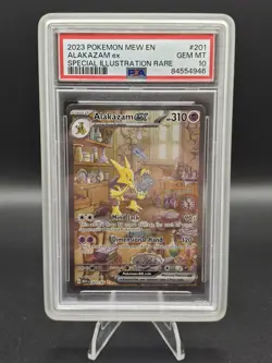 PSA 10 Alakazam ex Special Illustration Rare 201/165 Gem Mint Pokemon Card 151 - Image 1
