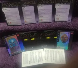 Bionicle Quest For The Masks Upper Deck Trading Card 22 Card Lot W/Rules - Image 1