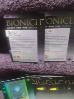 Bionicle Quest For The Masks Upper Deck Trading Card 22 Card Lot W/Rules - Image 2