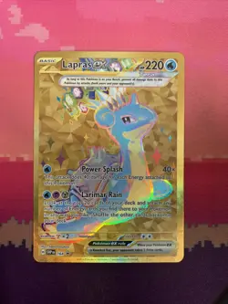 Pokemon Card Lapras ex 164 Black Star Promo Near Mint - Image 1