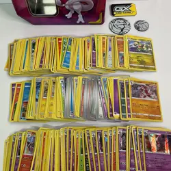 400+ Pokemon Trading Cards TCG w/ Tin & Tokens (H4) W#625 - Image 4