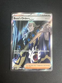 Boss's Orders 248/193 Scarlet Violet: Paldea Evolved Full Art Trainer Holo Card - Image 3