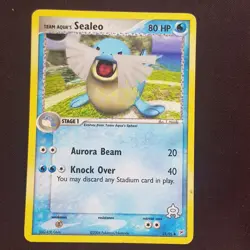 Team Aqua's Sealeo 31/95✨EXCELLENT✨EX Team Magma vs Team Aqua Pokemon Card TCG - Image 1