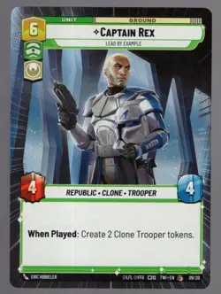 Star Wars Unlimited TotR Hyperspace OP Card 09/20 Captain Rex - Image 1