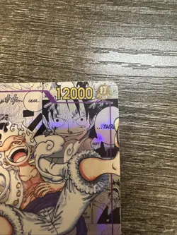 One Piece Card Monkey D. Luffy Gear 5 Manga Alt Art OP05-119 English NM - Image 3