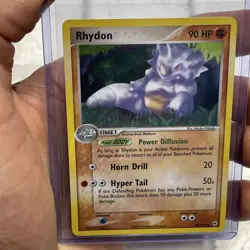 POKEMON RHYDON #46/101 EX HIDDEN LEGENDS REVERSE HOLO NM/MT CARD UNCOMMON TCG - Image 2