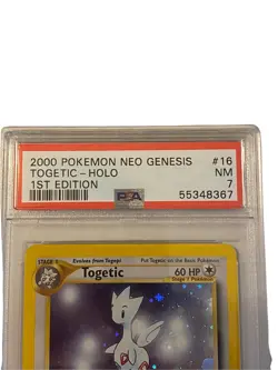 Pokemon Togetic 1st Edition Holo Neo Genesis NM Pokemon Card - PSA 7 WOTC - Image 3