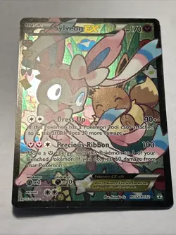 Pokemon TCG Sylveon EX Generations Radiant Full Art Ultra Rare Card RC32/RC32 NM - Image 3