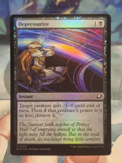 FOIL C 0095 Depressurize Common Edge of Eternities MTG Card Instant Black - Image 1