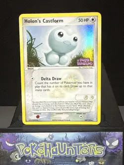 Pokemon Card Holon's Castform 44/110 EX Holon Phantoms Reverse Stamped LP - Image 1