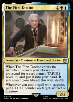 The First Doctor Doctor Who NM Creature Rare MAGIC THE GATHERING CARD - Image 1