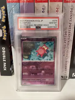 PSA 10 Slowpoke 079/165 Master Ball Reverse Holo 151 Pokemon Card Japanese - Image 2