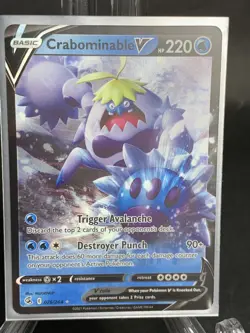 Pokemon Card - Crabominable V 076/264 Fusion Strike New Pack Fresh - Image 5