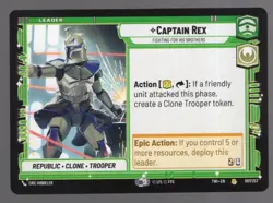Star Wars Unlimited TotR Card TWI007 Captain Rex - Image 1