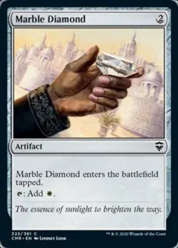Marble Diamond -Foil Medium Play MTG Commander Legends - Image 1