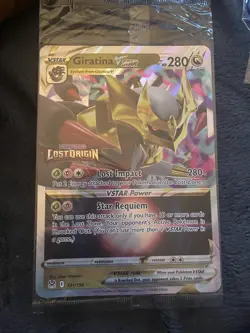 Giratina VSTAR JUMBO Lost Origin GAME UK PROMO Stamped Oversized Card - Image 1