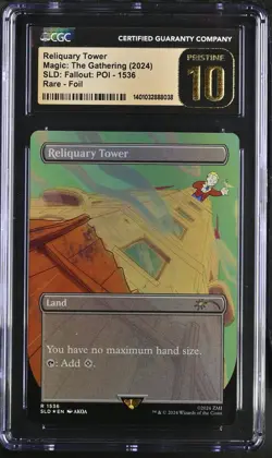 Reliquary Tower #1536 2024 MTG SLD: Fallout Pipboy Foil CGC 10 Pristine - Image 1