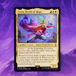 Terra, Herald of Hope FIC FIN FF 0004 Commander MTG Final Fantasy Wizard Trance - Image 1
