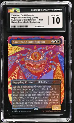 Xanathar, Guild Kingpin #1785 2024 MTG SLD: Eyes of the Beholder Foil CGC 10 - Image 1