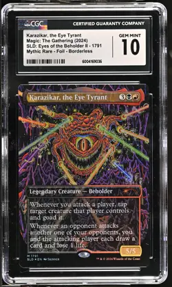 Karazikar, the Eye Tyrant #1791 2024 MTG SLD: Eyes of the Beholder Foil CGC 10 - Image 1