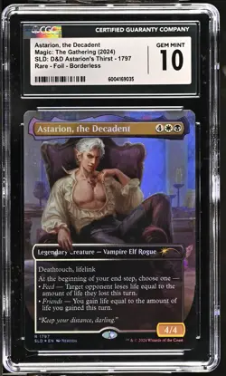 Astarion, the Decadent #1797 2024 MTG SLD: D&D Baldur's Gate Foil CGC 10 - Image 1