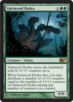 Vastwood Hydra - Medium Play MTG Magic 2014 Core Set - Image 1