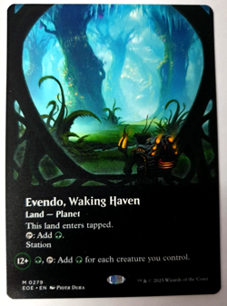 MTG Edge of Eternities - Evendo, Waking Haven - Borderless - Mythic 0279 NM - Image 1