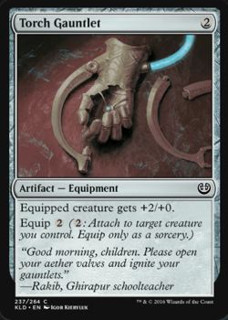 Magic the Gathering MTG Torch Gauntlet (237) Kaladesh LP - Image 1