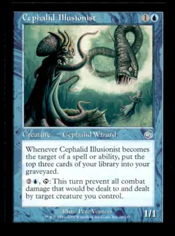 MTG Cephalid Illusionist LP Light Play Torment [1370] - Image 1