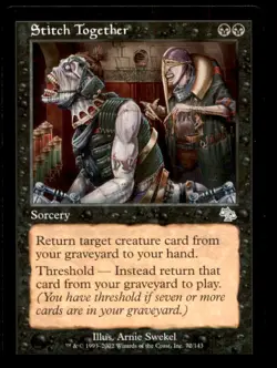 MTG Stitch Together LP Light Play Judgment [1301] - Image 1