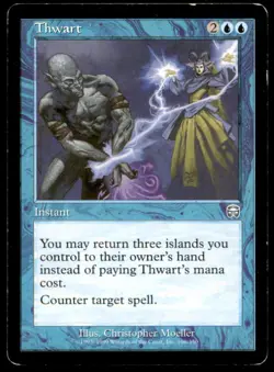 MTG Thwart LP Light Play Mercadian Masques [1345] - Image 1