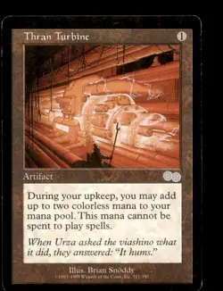 MTG Thran Turbine LP Light Play Urza's Saga [1338] - Image 1