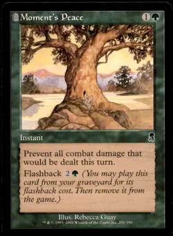 MTG Moment's Peace LP Light Play Odyssey [1295] - Image 1