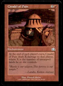 MTG Citadel of Pain LP Light Play Prophecy [1319] - Image 1